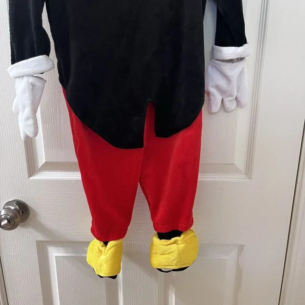 Disney Mickey Mouse Costume Tuxedo Hooded One Piece Halloween Toys R Us Size 3T - Picture 15 of 16